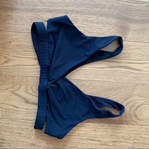 Black Fabletics Sports Bra